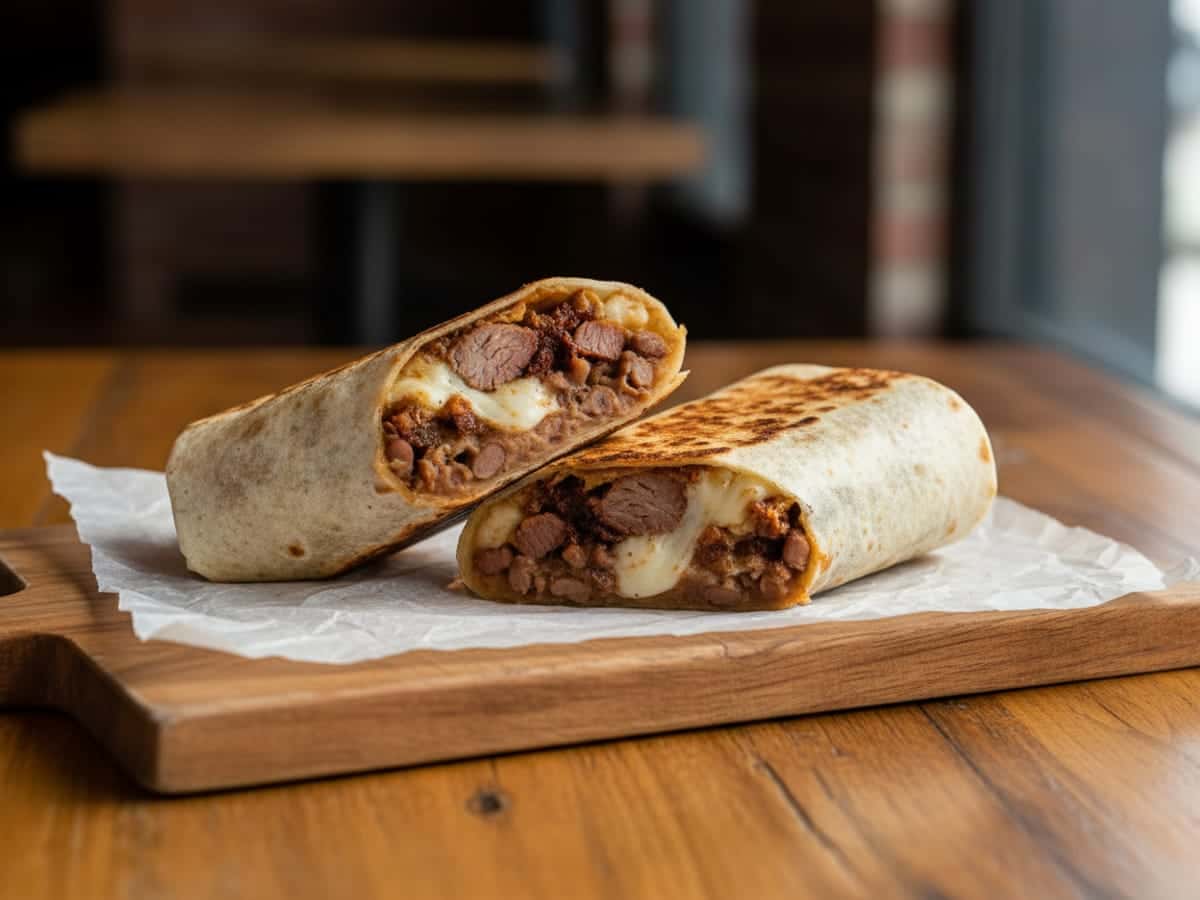 Fotografía: burrito de chicharron