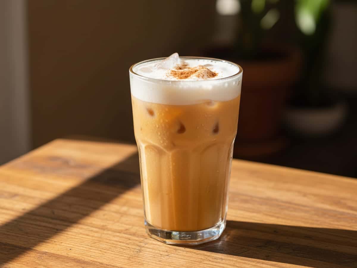 Fotografía: chai latte frio