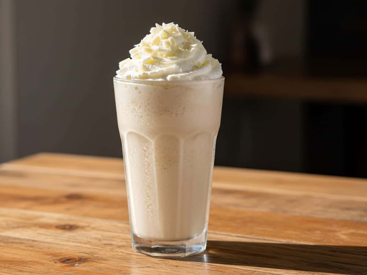Fotografía: frappe chocolate blanco