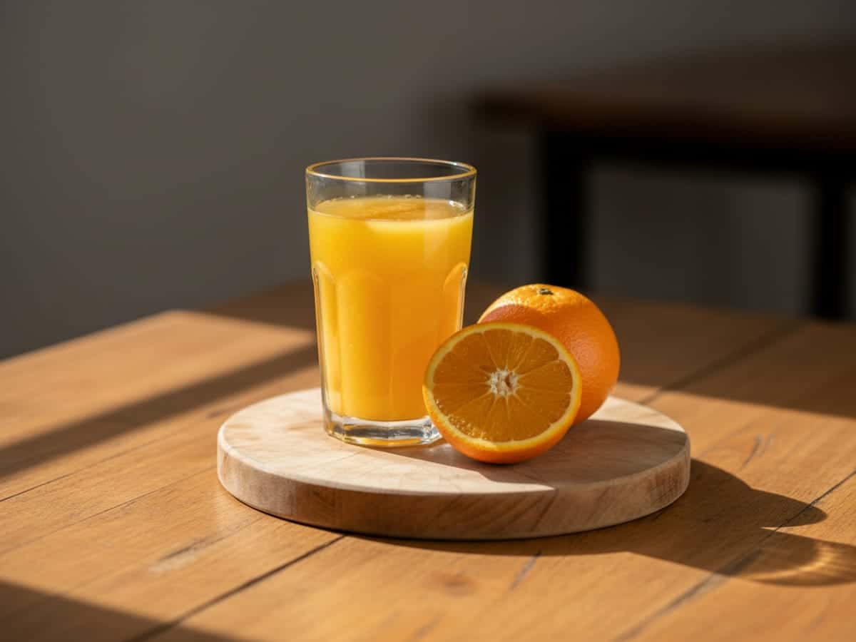 Fotografía: jugo de naranja