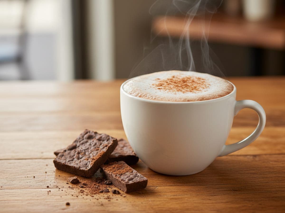 Fotografía: chocolate caliente