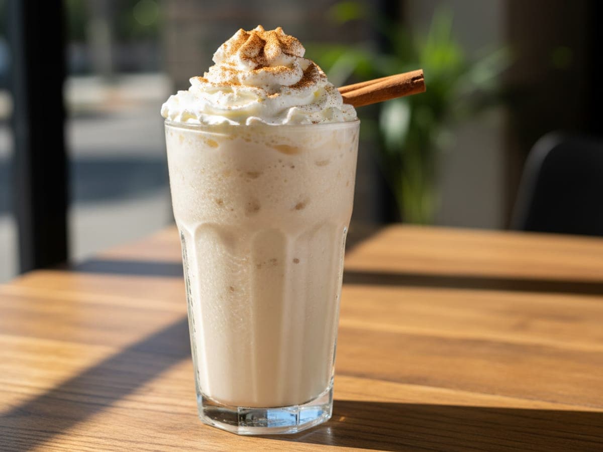 Fotografía: frappe horchata