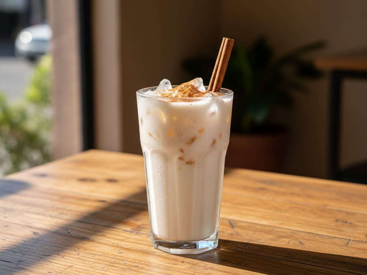 Fotografía: horchata fria