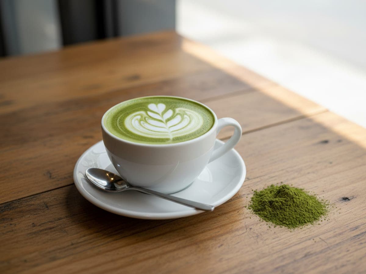 Fotografía: matcha latte